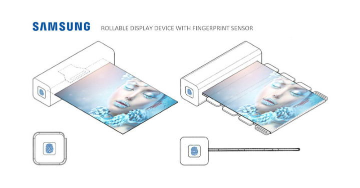 壽司卷式設計 Samsung 極前衛螢幕專利