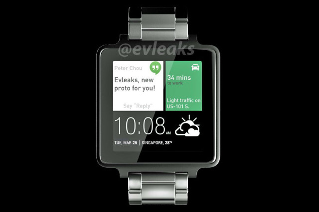 延續 One M8 金屬風格  HTC Android Wear 手錶曝光