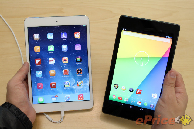 iPad mini 2 試玩心得奉上，順便和 Nexus 7 比一比