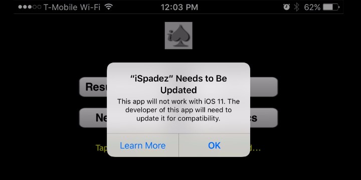 iOS 11 升級後遺症！無法使用二十萬 Apps 