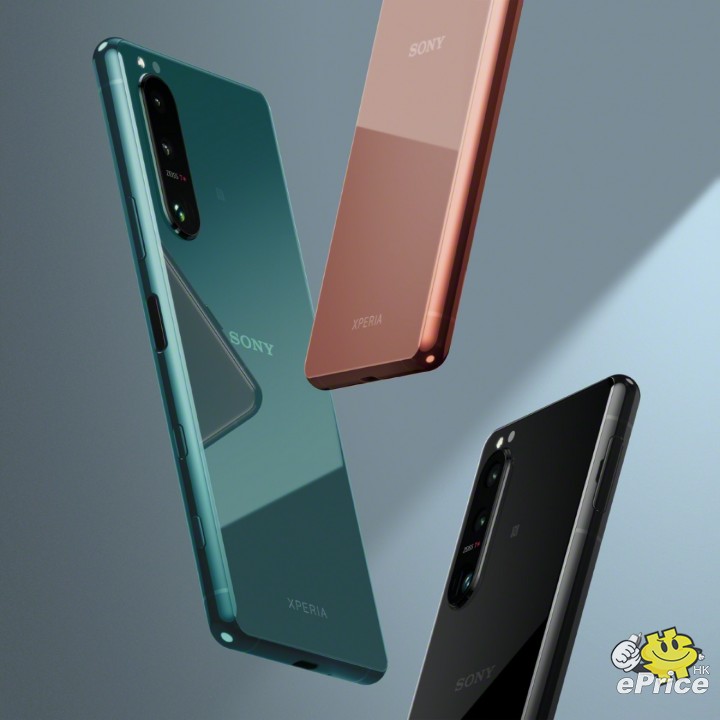 圖說、Xperia-5-III共有鏡黑，鏡粉，鏡綠等三種手機顏色選擇，預計將於2021年初夏於台灣市場推出.jpeg