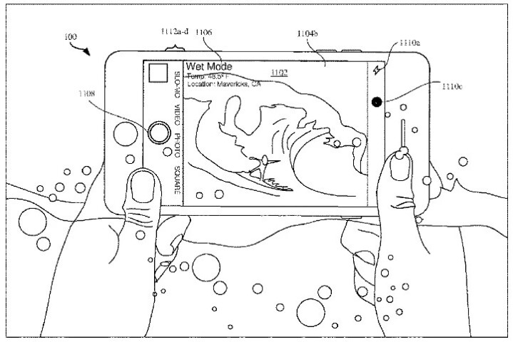 蘋果新專利　讓 iPhone 潮濕螢幕觸控更容易