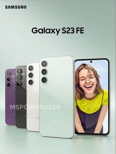 四色機身官方宣傳圖流出   Samsung Galaxy S23 FE 傳 9 月內發表