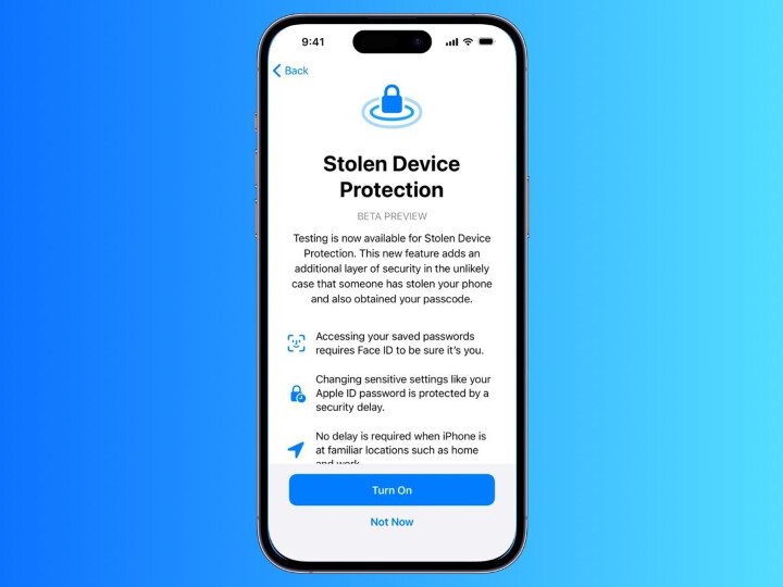 減少偷竊 iPhone 誘因  iOS 17.3 追加「遺失裝置保護」功能