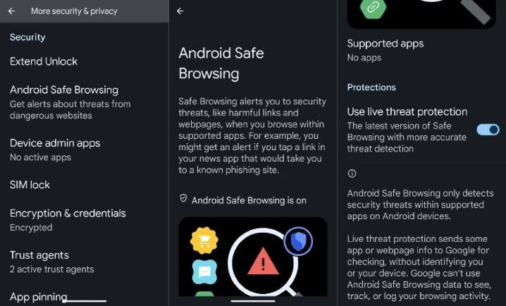 Android Safe Browsing