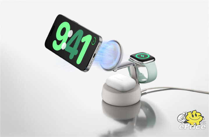 圖 5. UltraCharge Pro 3 合 1 磁吸充電座主打 Qi2 25W 無線充電.jpg