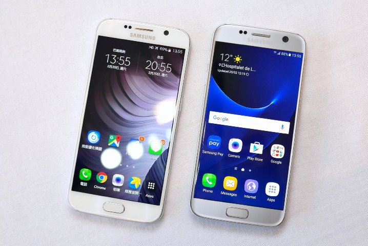 Samsung Galaxy S7 與 S6 外型與規格比較! Samsung Galaxy S7 與 S6 外型與規格比較!