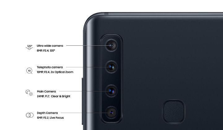 搭標準、廣角、望遠、景深四鏡頭!三星 Galaxy A9 中高階新機正式發表 搭標準、廣角、望遠、景深四鏡頭!三星 Galaxy A9 中高階新機正式發表