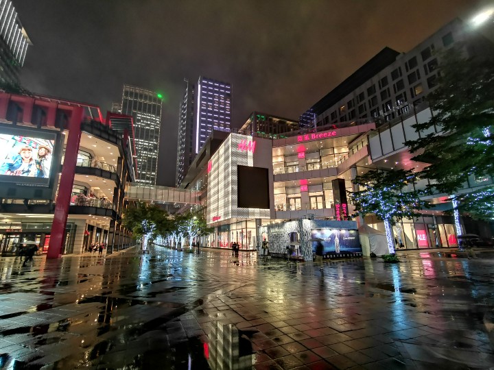 Mate 20 Pro 夜景模式